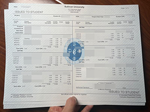 Sullivan University transcript copy