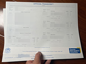 Toronto Metropolitan University transcript copy