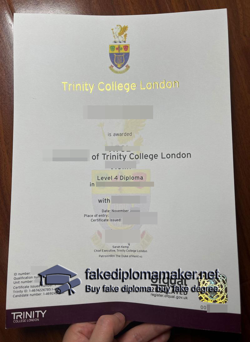 Trinity College London diploma