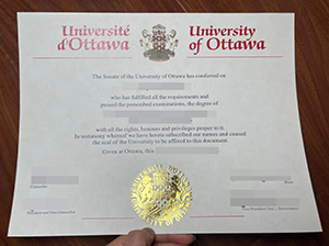 University of Ottawa diploma copy