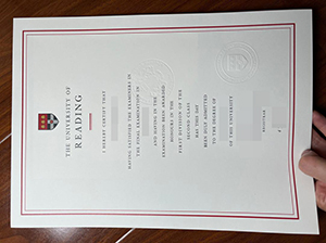 University of Reading diploma copy