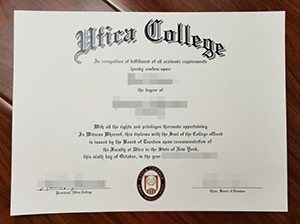 Utica College diploma copy