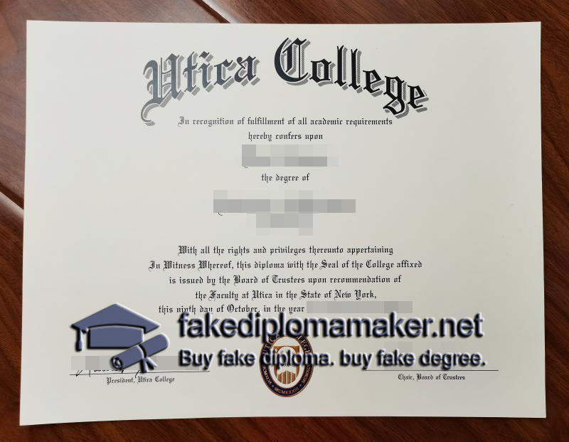 Utica College diploma