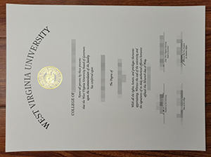 WVU diploma copy