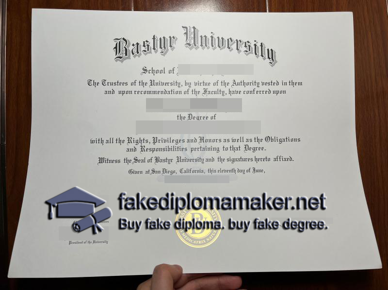 Bastyr University diploma