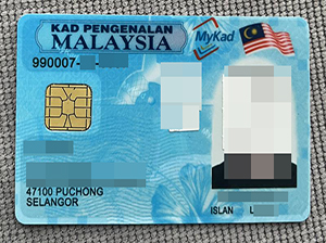 Malaysia green card copy