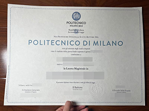 Politecnico di Milano diploma copy