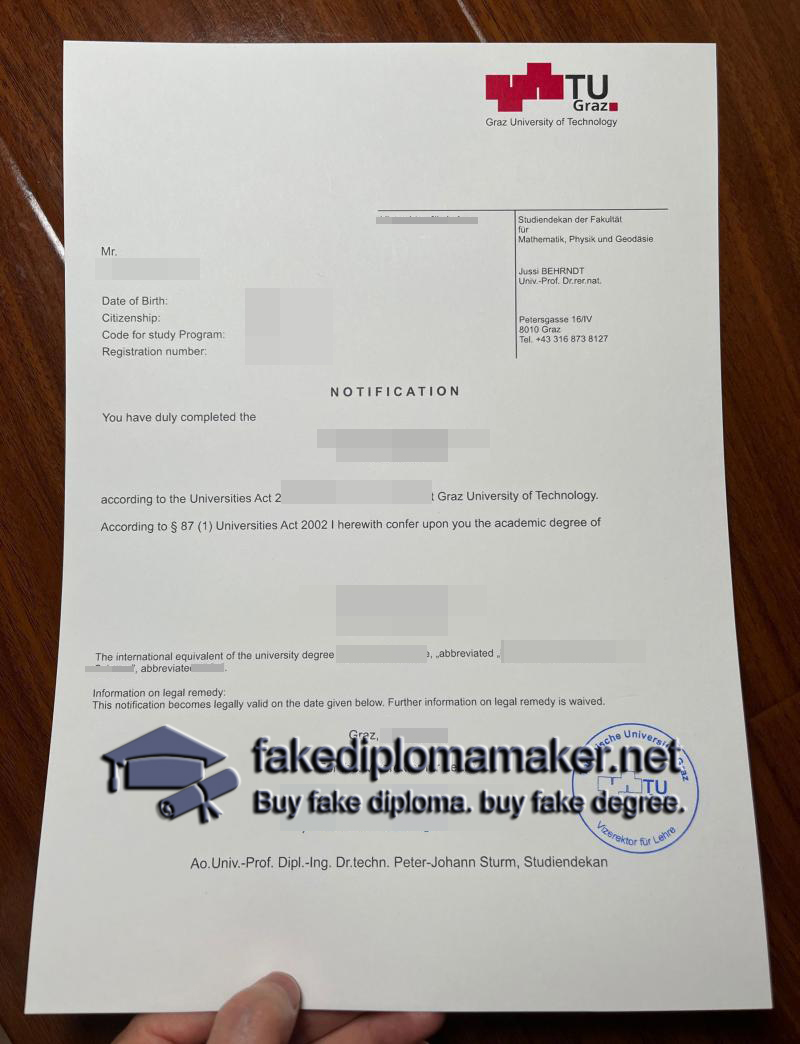 TU Graz diploma