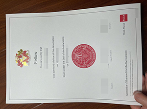 ACCA Fellow Certificate copy