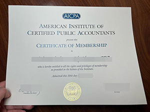 AICPA Certificate copy