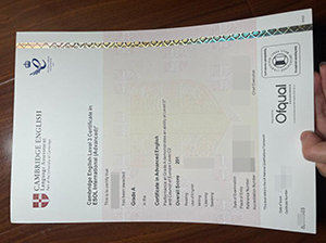 Cambridge English Level 3 certificate copy