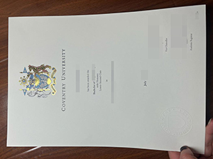 Coventry University bachelor degree copy