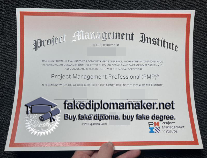 PMP Certificate