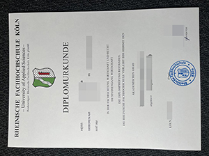 Rheinische Fachhochschule Köln Diplomurkunde copy