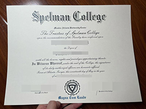 Spelman College diploma copy