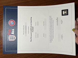 UEFA A Licence Certificate copy