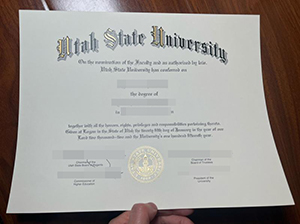 Utah State University diploma copy