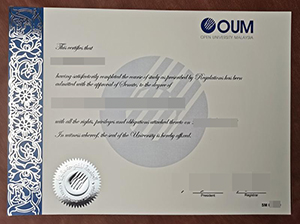 OUM diploma copy