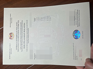 Sijil Pelajaran Malaysia Certificate copy