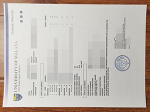 University of Malaya transcript copy