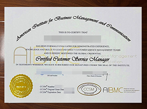 AIBMC Certificate copy