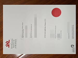 Australian Institute of Business diploma copy