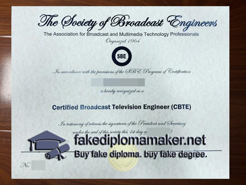 CBTE Certificate