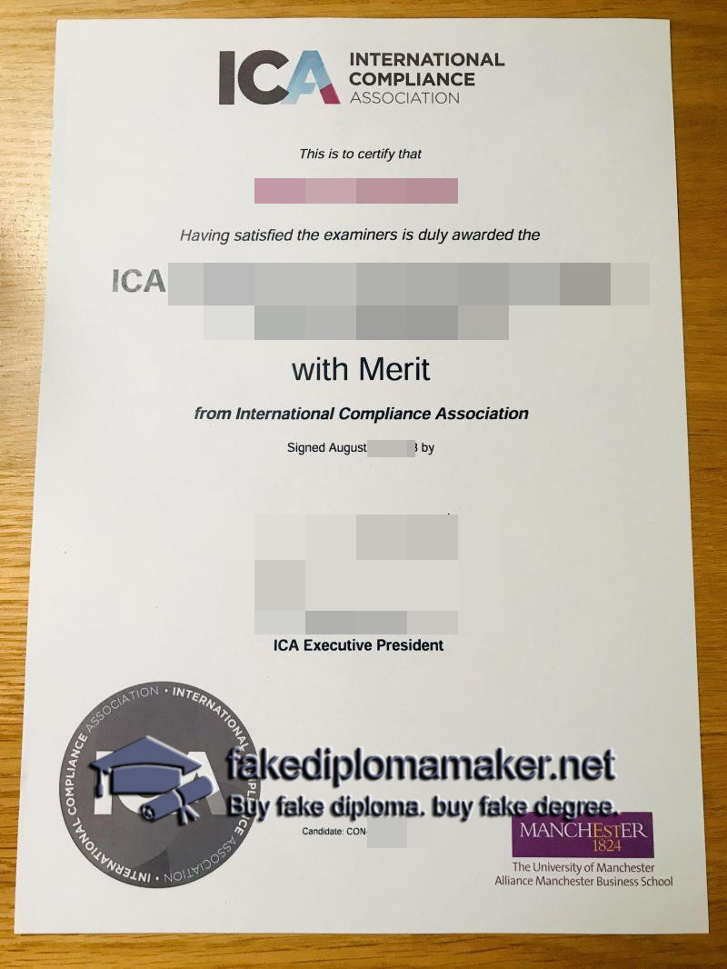 ICA Certificate