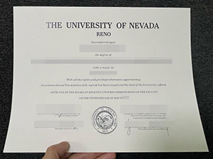 UNR diploma copy