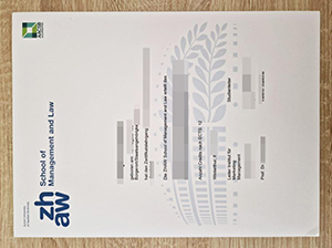 ZHAW diploma copy