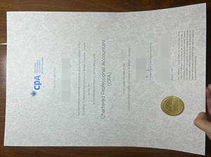 CPA British Columbia Certificate copy