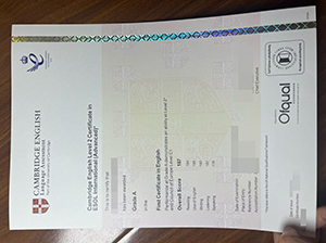 Cambridge FCE Certificate copy