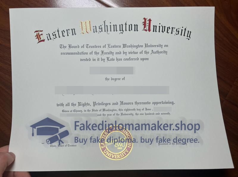 EWU diploma