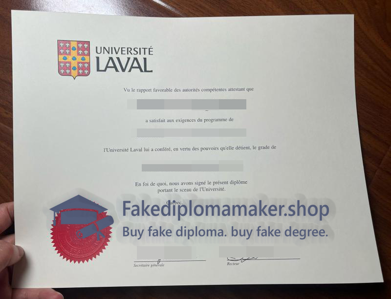 Laval University diploma