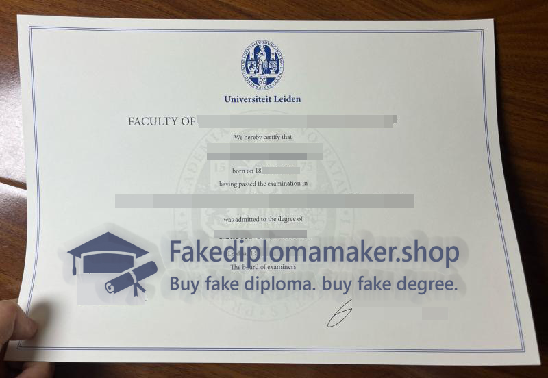 Leiden University diploma