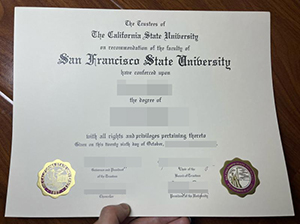 SFSU diploma copy