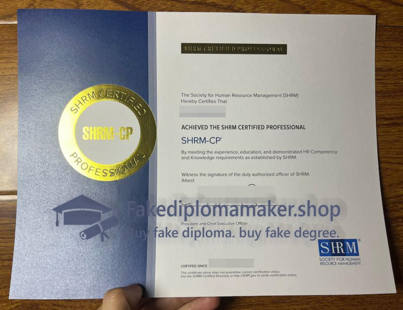 SHRM-CP Certificate