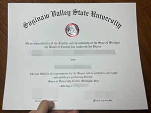 SVSU diploma copy