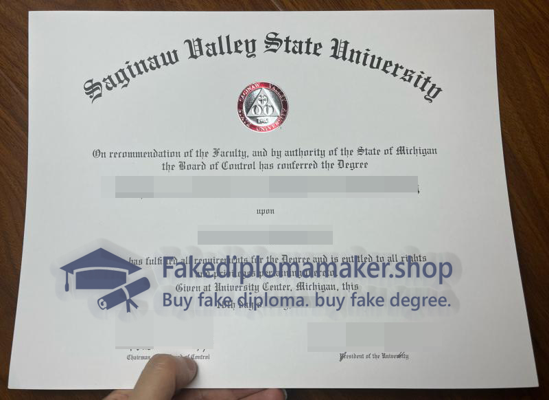 SVSU diploma