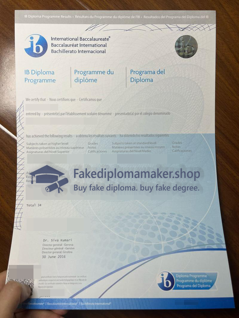 IB diploma