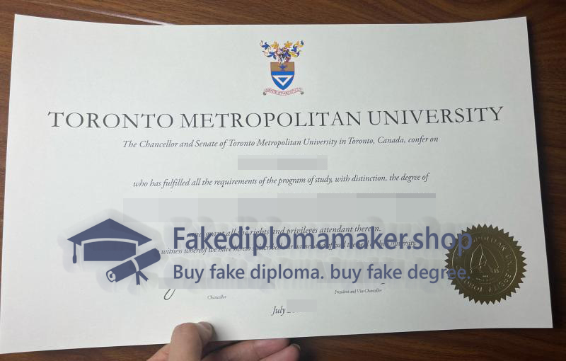 TMU diploma