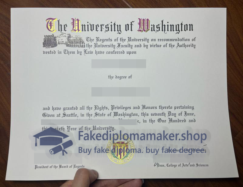 University of Washington degree