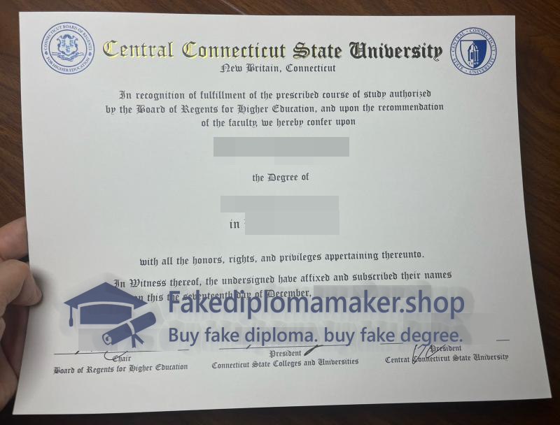 CCSU diploma