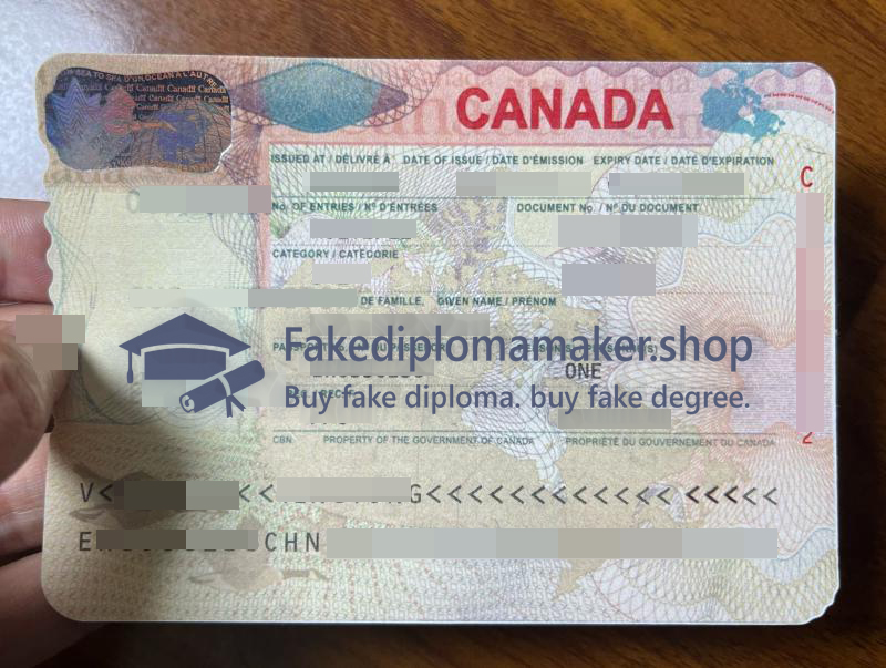 Canada Visa Sticker