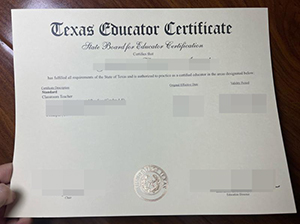 Texas Educator Certificate-1