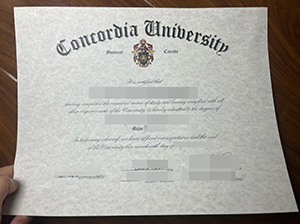 Concordia University degree-1