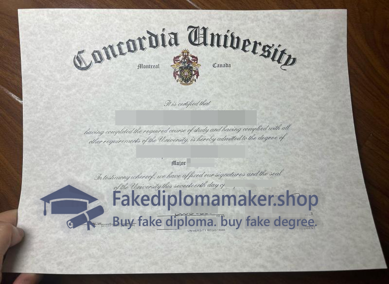 Concordia University degree