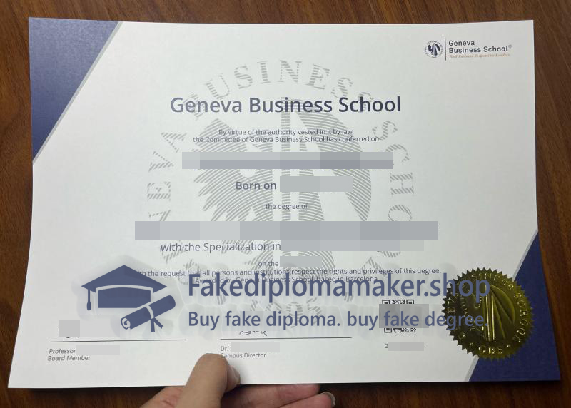 Geneva Business School diploma