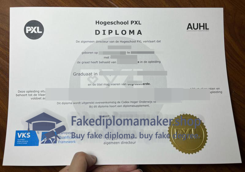 Hogeschool PXL diploma