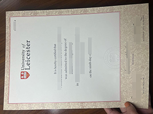 University of Leicester diploma-1